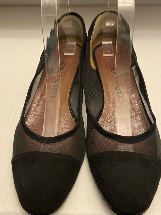 Thierry Rabotin Shoes - Thierry Rabotin Black Leather Suede And Mesh Low Profile Slip On Shoes
